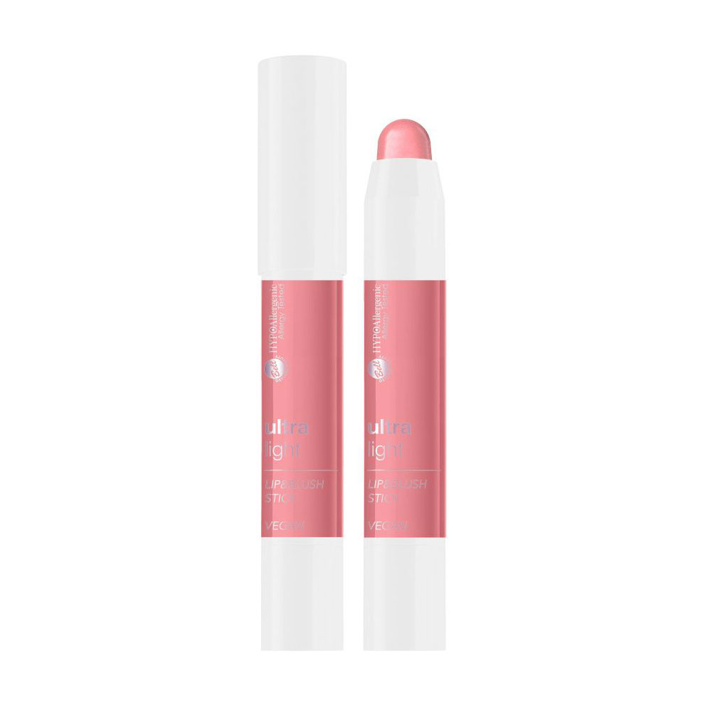 Мультитаскер Bell HypoAllergenic Ultra Light Lip &amp; Blush Stick 01 Misty Blossom, 3.8 г